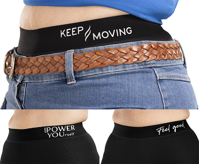 JOBST Confidence with motivational print that says: Keep moving JOBST Confidence with motivational print that says: Keep moving